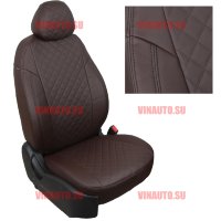 Авточехлы Ssang Yong-Kyron (Ромб) шоколад+шоколад