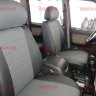 Авточехлы Ssang Yong-Rexton/УАЗ Патриот с 2007-2014 (Аригон) чер+cер Авточехлы Ssang Yong-Rexton/УАЗ Патриот с 2007-2014 (Аригон) чер+cер