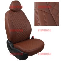 Авточехлы Lada Granta Sd деленная 40\60 комплект. LUXE (Ромб) тем.кор+тем.кор
