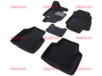 Коврики салона текст. 3D euro-std TOYOTA Rav 4 (2019-) (АКПП)/EMC3D005105