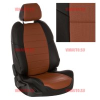 Авточехлы ВАЗ-Lada Vesta/SW Cross/NG (Аригон) чер+коричневый